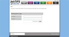 Desktop Screenshot of jobtipstoolbox.com